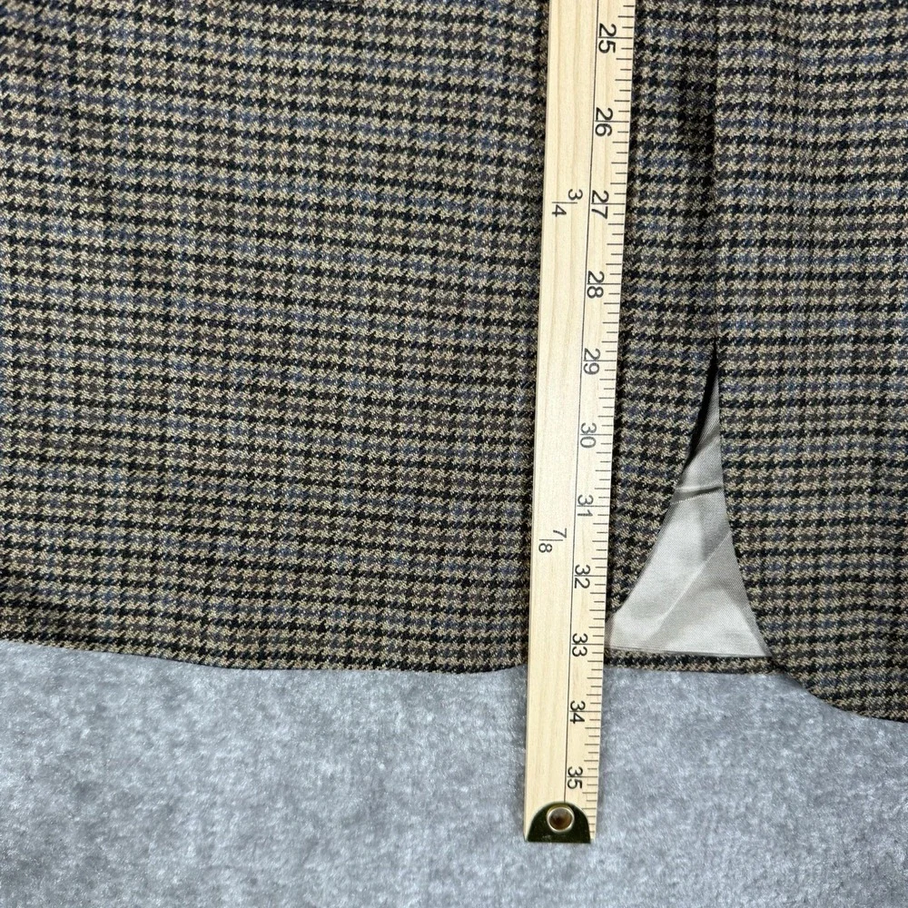 Vintage Oak Creek Blazer Men's‎ 42L Brown Houndstooth Lambswool